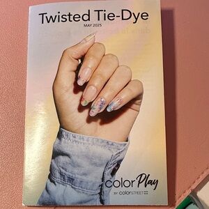 Color Street Twisted Tie-Dye Nail Art